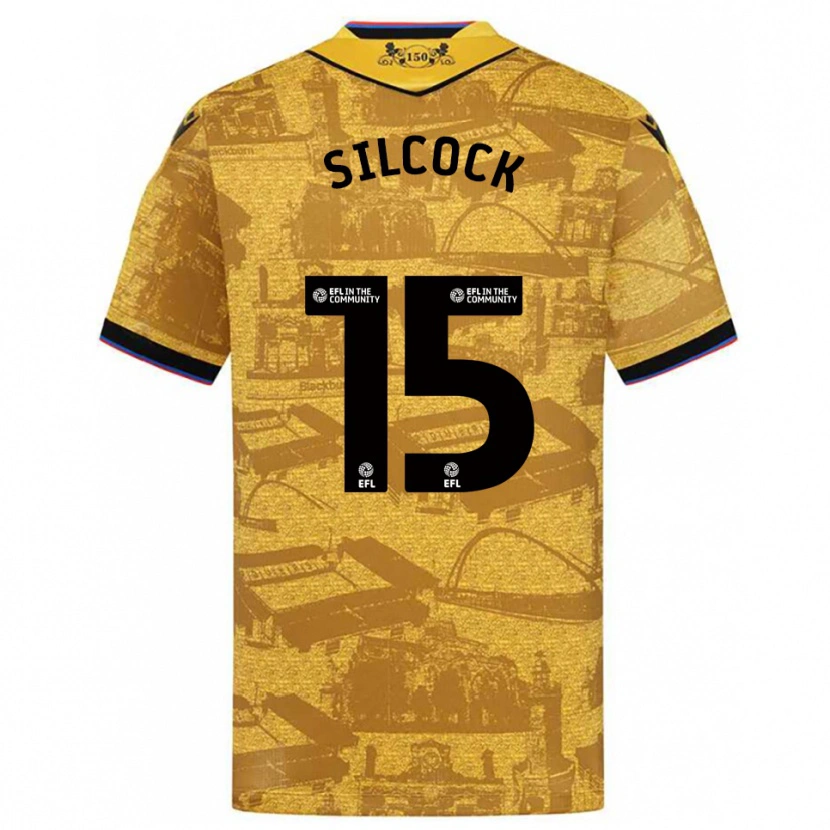 Danxen Dames Hannah Silcock #15 Goud Zwart Uitshirt Uittenue 2025/26 T-Shirt