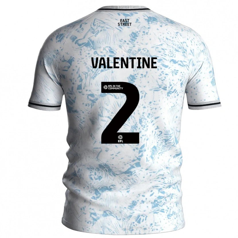Danxen Dames Phoenix Valentine #2 Wit Hemelsblauw Uitshirt Uittenue 2025/26 T-Shirt
