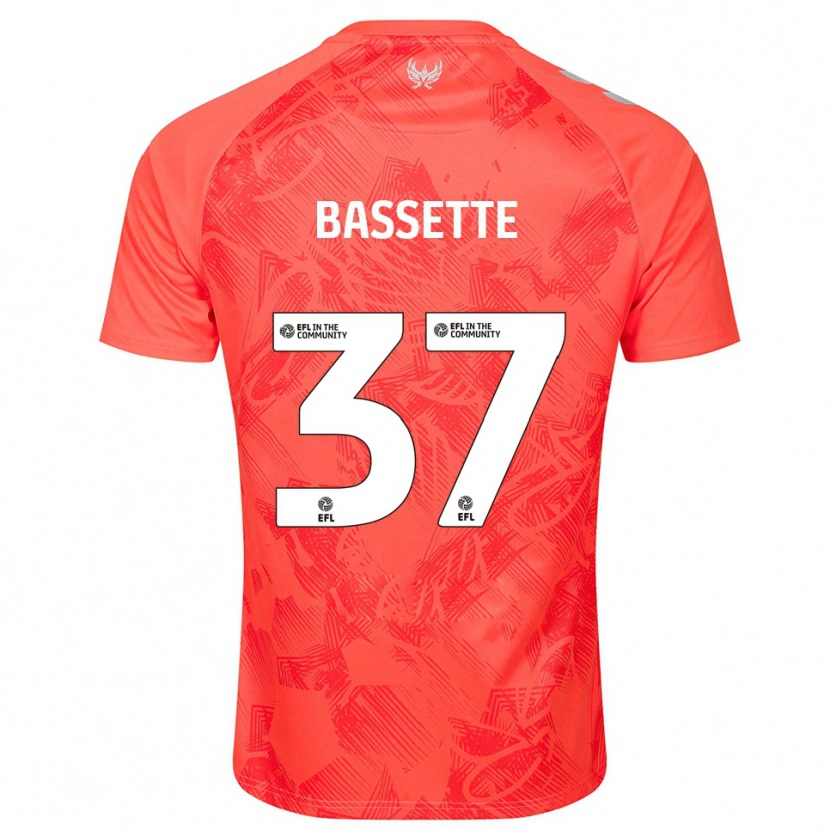 Danxen Dames Norman Bassette #37 Oranje Wit Uitshirt Uittenue 2025/26 T-Shirt