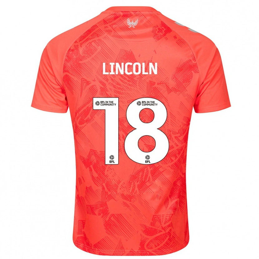 Danxen Dames Khavarni Lincoln #18 Oranje Wit Uitshirt Uittenue 2025/26 T-Shirt