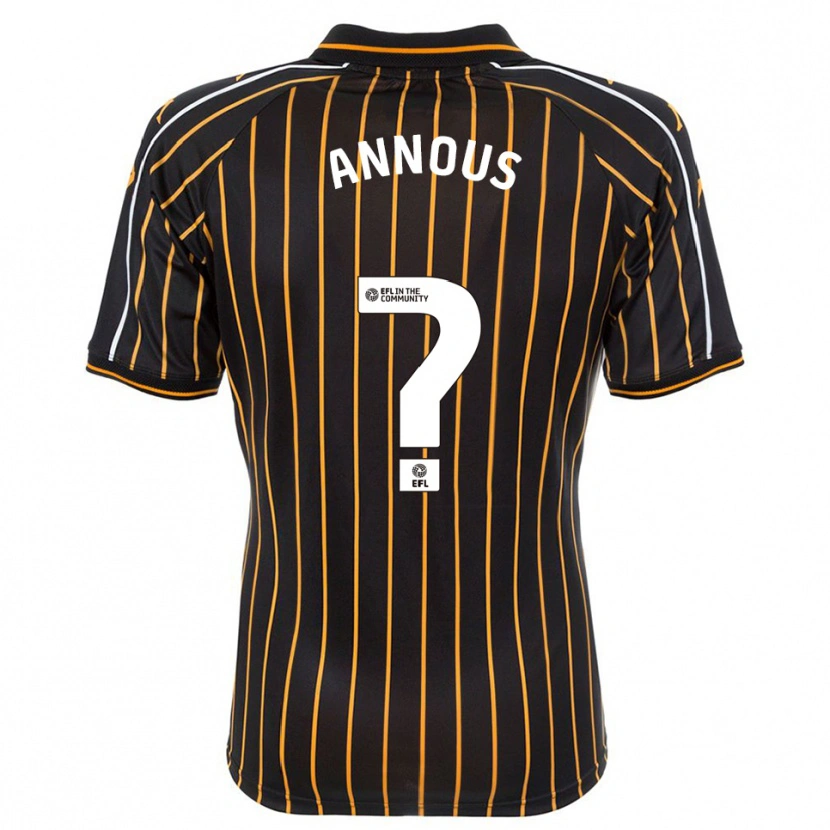 Danxen Dames Brandon Annous #0 Wit Zwart Uitshirt Uittenue 2025/26 T-Shirt