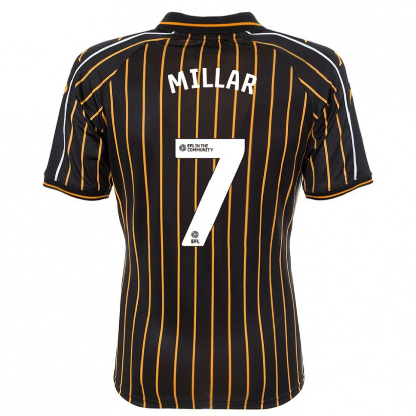 Danxen Dames Liam Millar #7 Wit Zwart Uitshirt Uittenue 2025/26 T-Shirt