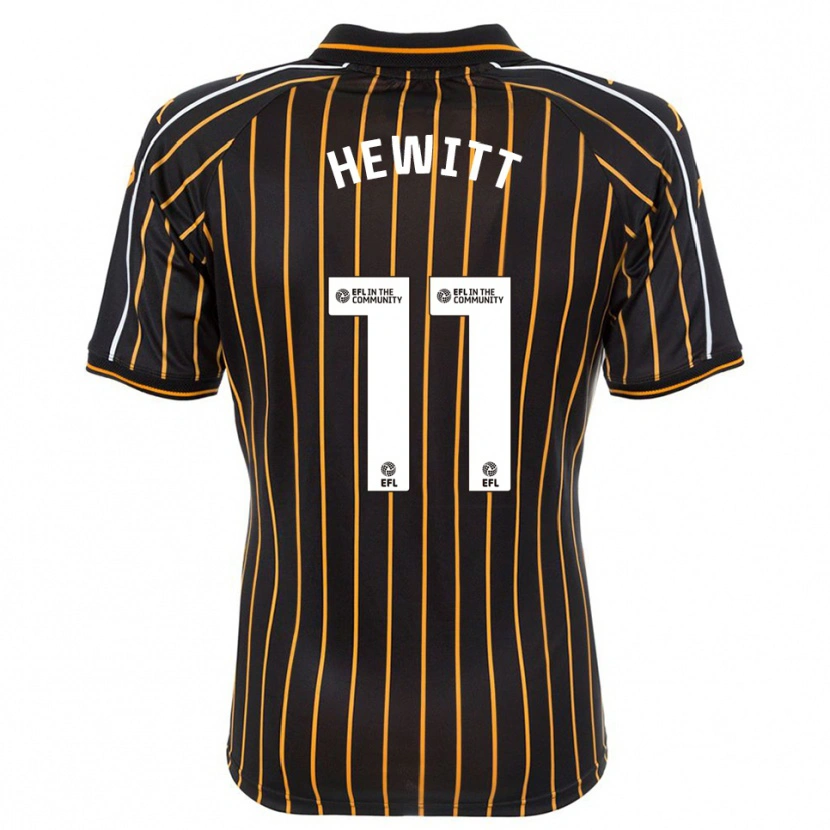 Danxen Dames Stan Hewitt #11 Wit Zwart Uitshirt Uittenue 2025/26 T-Shirt