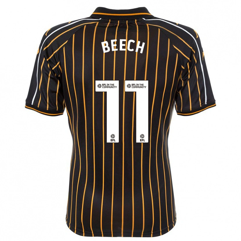 Danxen Dames Rebecca Beech #11 Wit Zwart Uitshirt Uittenue 2025/26 T-Shirt