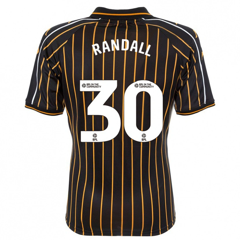 Danxen Dames Jennifer Randall #30 Wit Zwart Uitshirt Uittenue 2025/26 T-Shirt