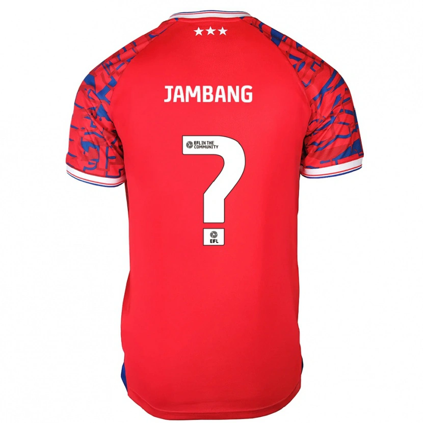 Danxen Dames Ayyuba Jambang #0 Rood Blauw Uitshirt Uittenue 2025/26 T-Shirt
