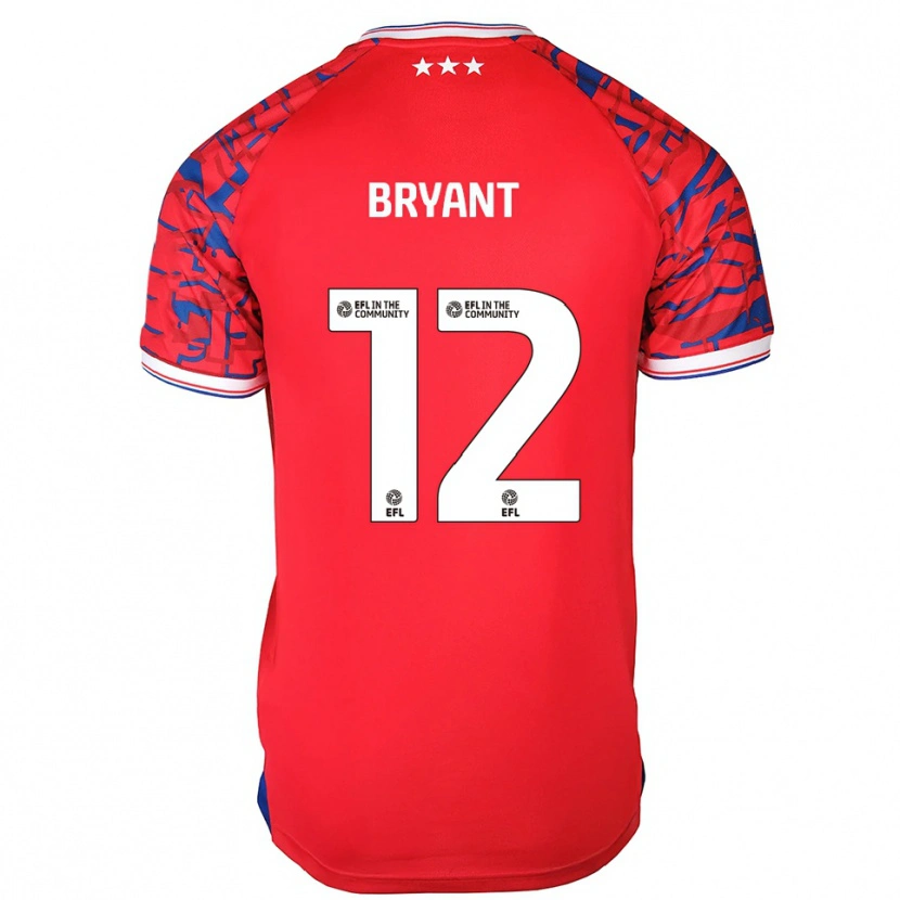 Danxen Dames Issy Bryant #12 Rood Blauw Uitshirt Uittenue 2025/26 T-Shirt