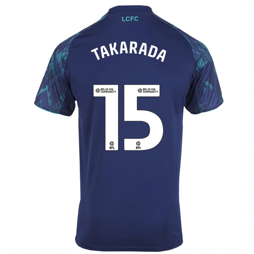 Danxen Dames Saori Takarada #15 Marine Groen Wit Uitshirt Uittenue 2025/26 T-Shirt