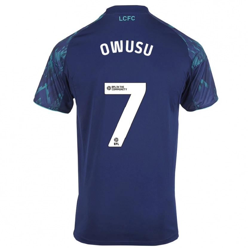 Danxen Dames Bismark Owusu #7 Marine Groen Wit Uitshirt Uittenue 2025/26 T-Shirt