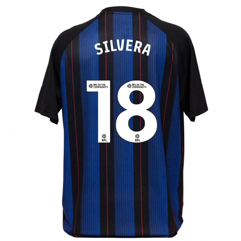 Danxen Dames Sam Silvera #18 Blauw Zwart Uitshirt Uittenue 2025/26 T-Shirt