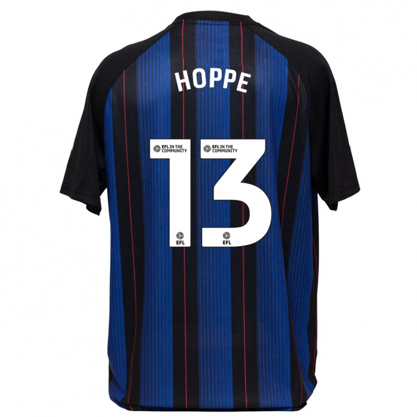 Danxen Dames Matthew Hoppe #13 Blauw Zwart Uitshirt Uittenue 2025/26 T-Shirt