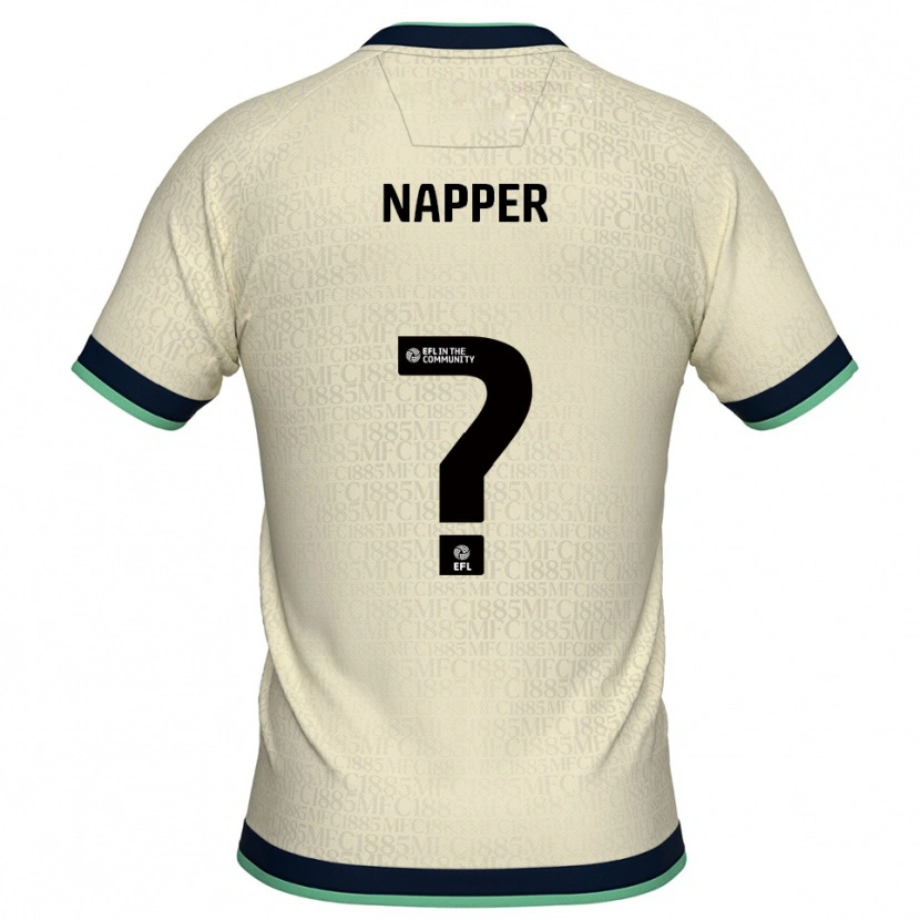 Danxen Dames Ellen Napper #0 Champagne Marine Uitshirt Uittenue 2025/26 T-Shirt