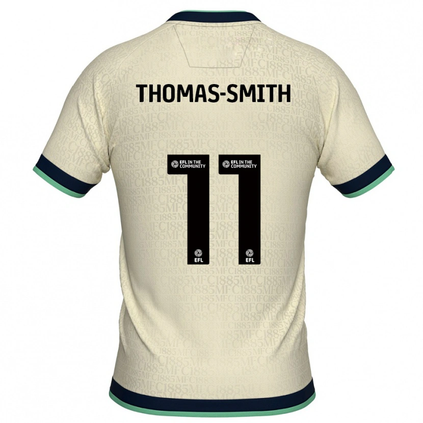 Danxen Dames Jaydon Thomas-Smith #11 Champagne Marine Uitshirt Uittenue 2025/26 T-Shirt
