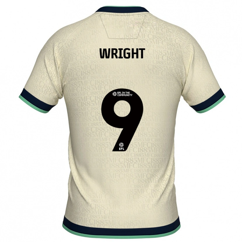 Danxen Dames William Wright #9 Champagne Marine Uitshirt Uittenue 2025/26 T-Shirt
