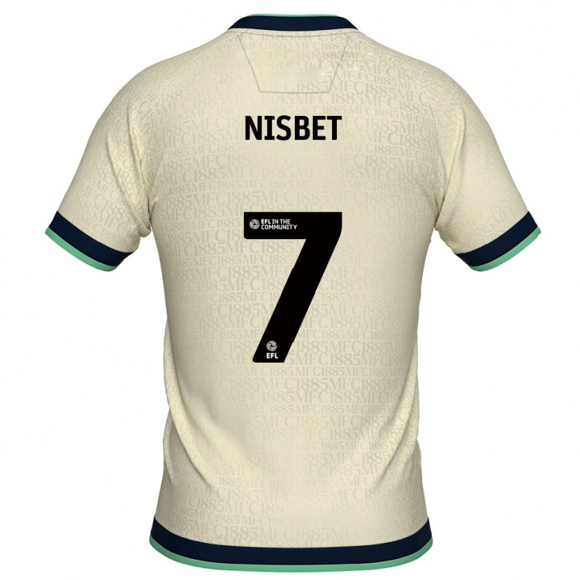 Danxen Dames Kevin Nisbet #7 Champagne Marine Uitshirt Uittenue 2025/26 T-Shirt