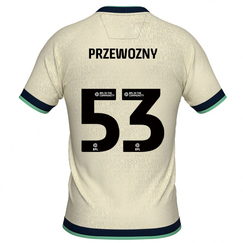 Danxen Dames Jakub Przewozny #53 Champagne Marine Uitshirt Uittenue 2025/26 T-Shirt