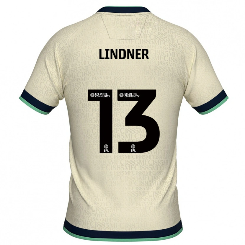 Danxen Dames Caspar Lindner #13 Champagne Marine Uitshirt Uittenue 2025/26 T-Shirt