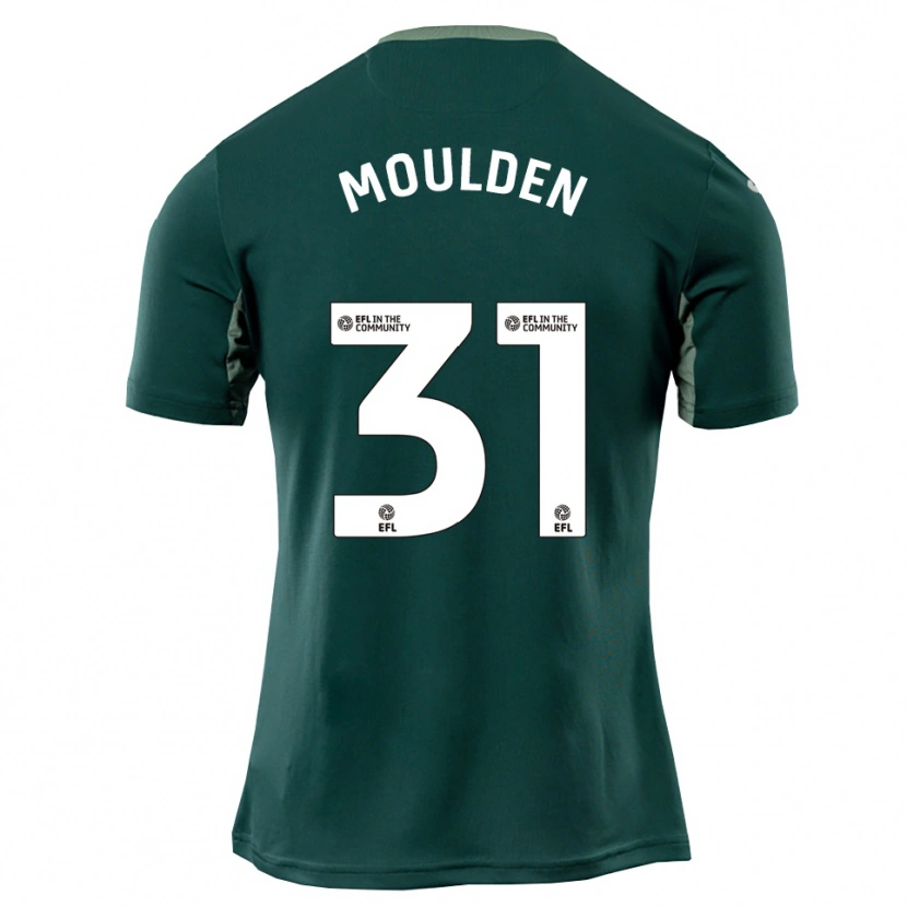 Danxen Dames Louie Moulden #31 Groen Wit Paars Uitshirt Uittenue 2025/26 T-Shirt