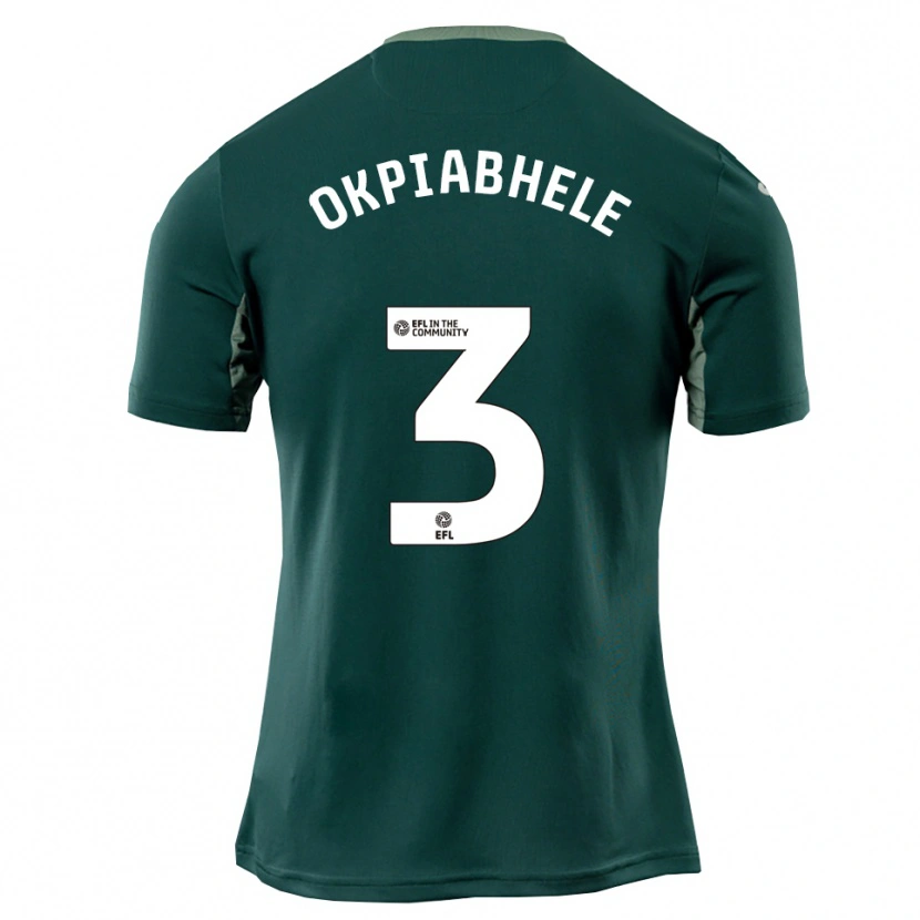 Danxen Dames Oser Okpiabhele #3 Groen Wit Paars Uitshirt Uittenue 2025/26 T-Shirt