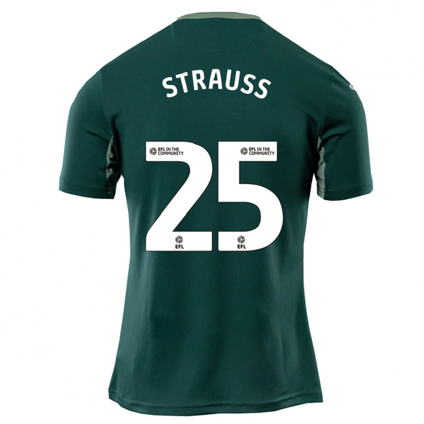Danxen Dames Hope Strauss #25 Groen Wit Paars Uitshirt Uittenue 2025/26 T-Shirt