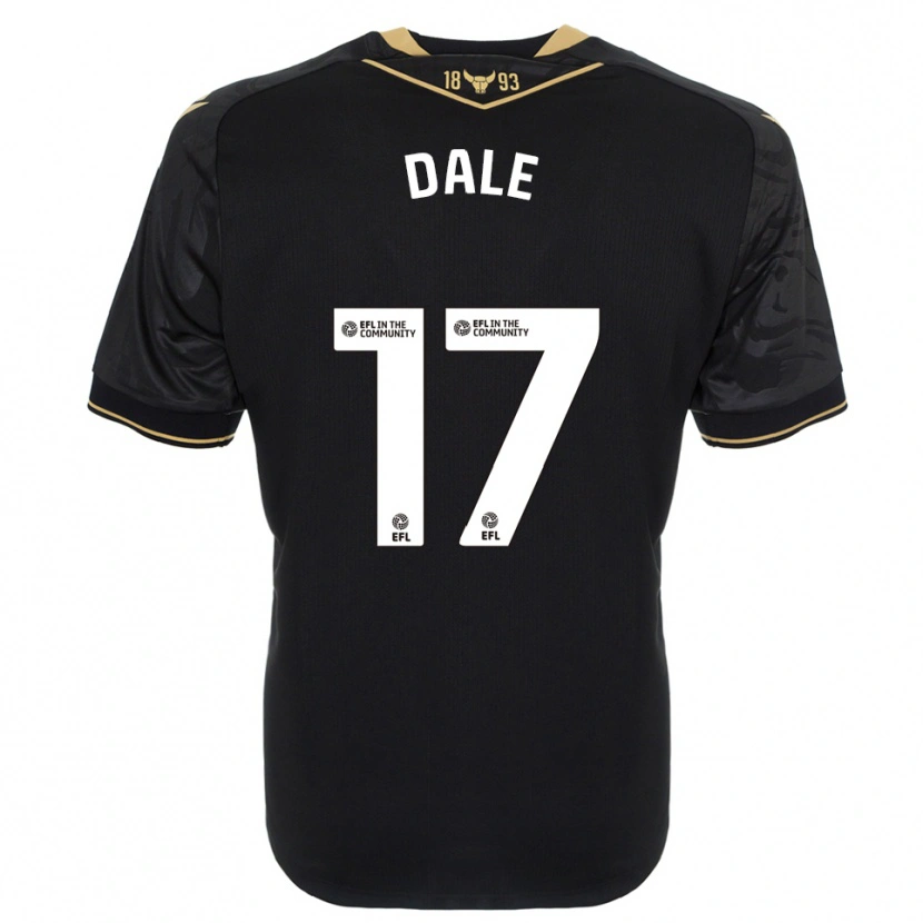 Danxen Dames Owen Dale #17 Zwart Goud Uitshirt Uittenue 2025/26 T-Shirt