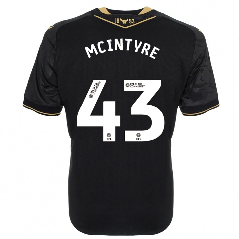 Danxen Dames Richard Mcintyre #43 Zwart Goud Uitshirt Uittenue 2025/26 T-Shirt