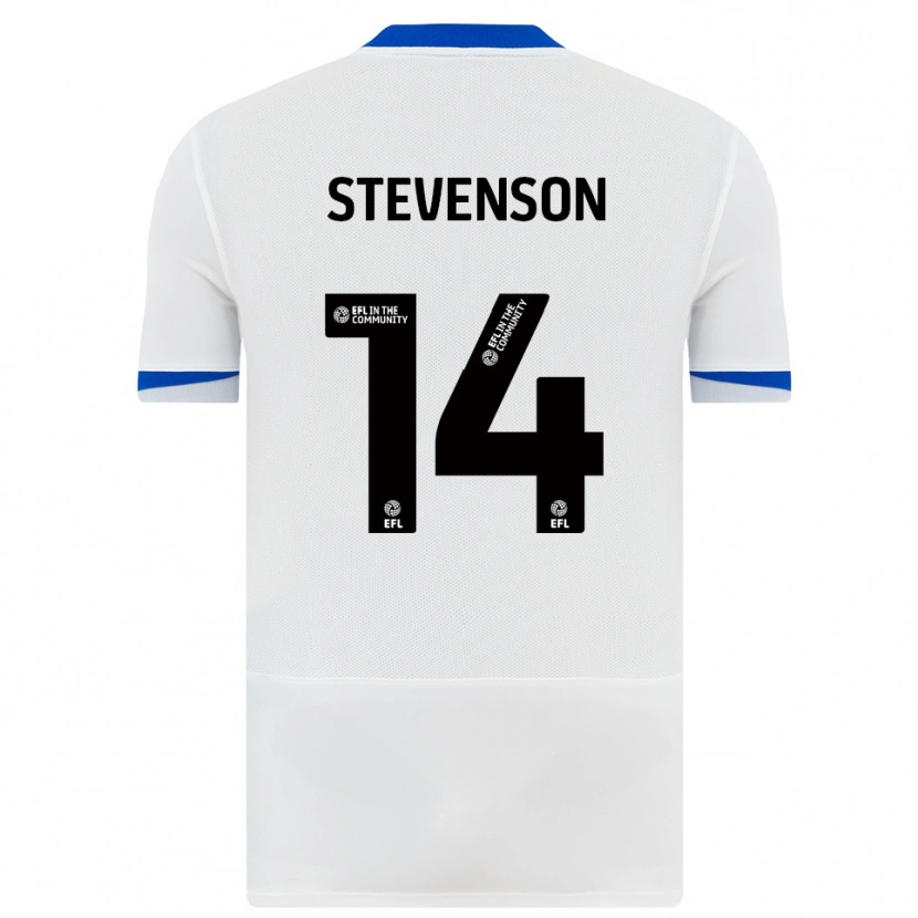 Danxen Dames Ben Stevenson #14 Wit Zwart Uitshirt Uittenue 2025/26 T-Shirt