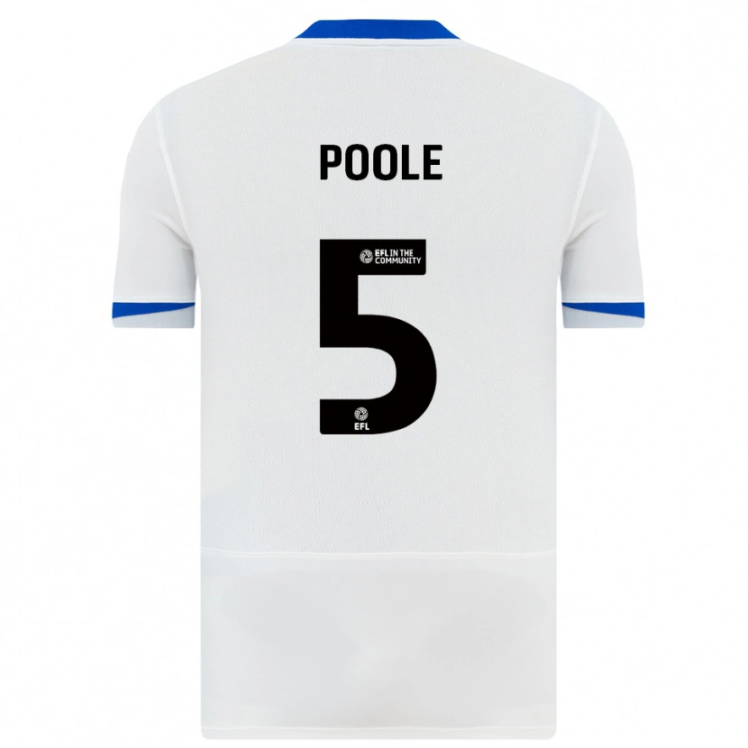 Danxen Dames Regan Poole #5 Wit Zwart Uitshirt Uittenue 2025/26 T-Shirt