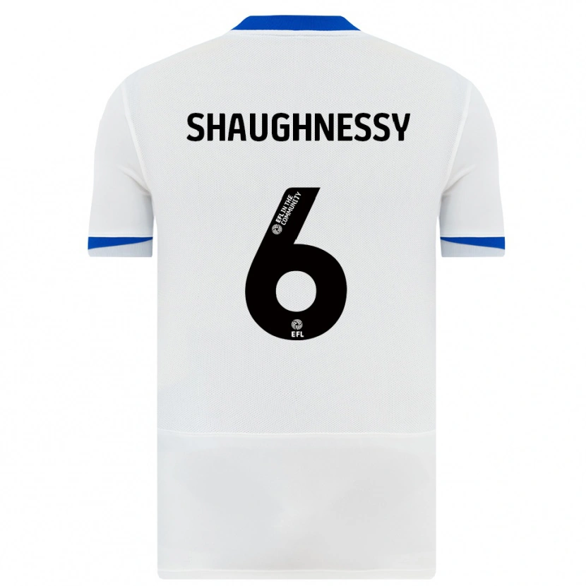 Danxen Dames Conor Shaughnessy #6 Wit Zwart Uitshirt Uittenue 2025/26 T-Shirt