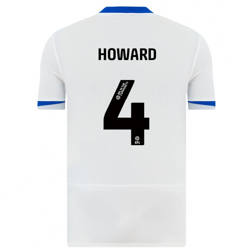 Danxen Dames Cody Howard #4 Wit Zwart Uitshirt Uittenue 2025/26 T-Shirt