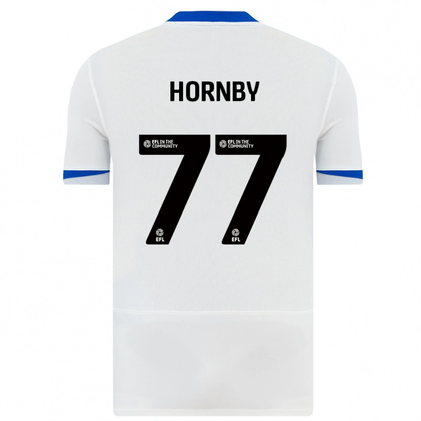 Danxen Dames Megan Hornby #77 Wit Zwart Uitshirt Uittenue 2025/26 T-Shirt