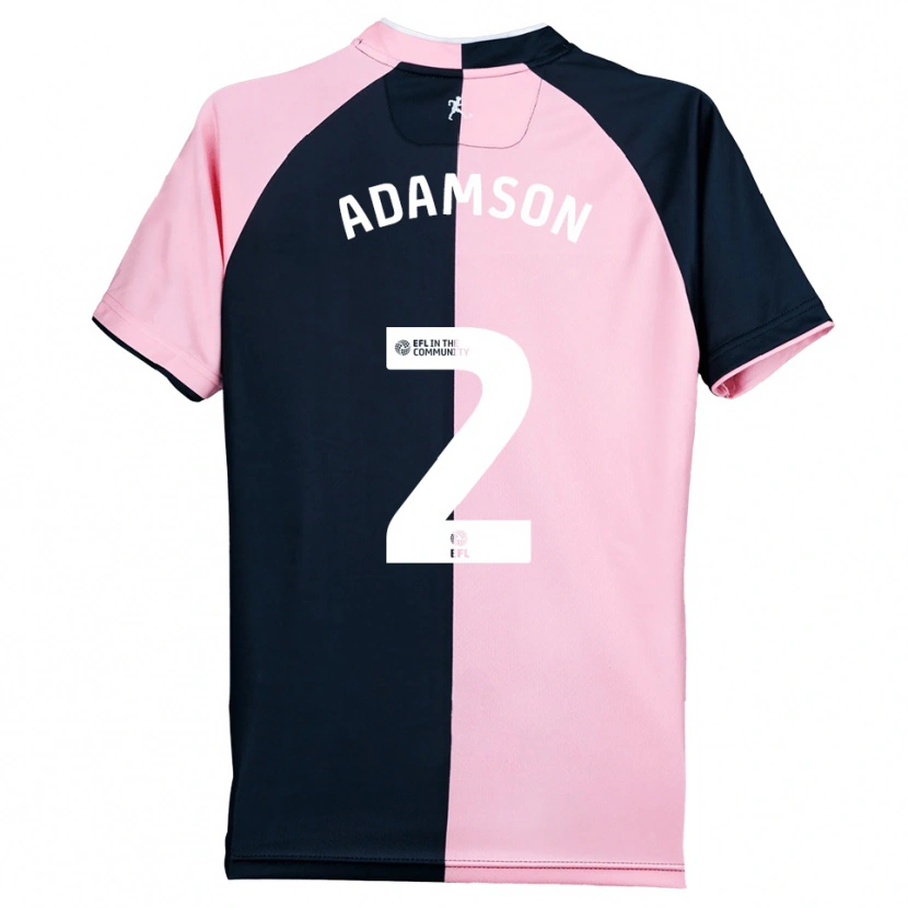 Danxen Dames Kealey Adamson #2 Roze Zwart Uitshirt Uittenue 2025/26 T-Shirt