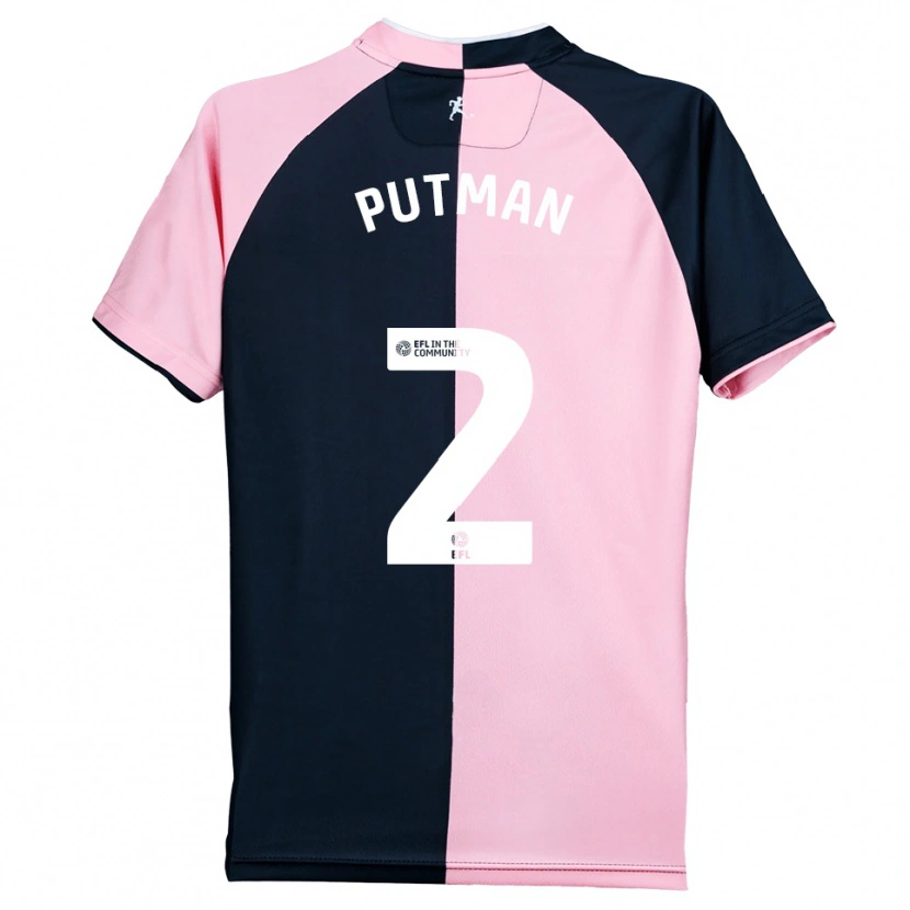 Danxen Dames Jaiden Putman #2 Roze Zwart Uitshirt Uittenue 2025/26 T-Shirt