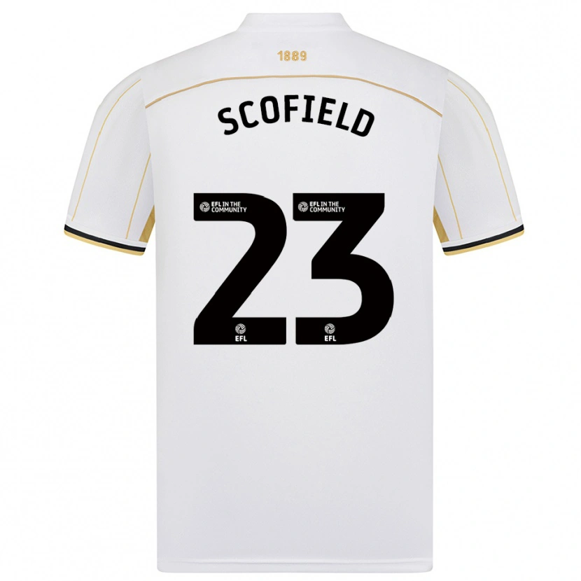 Danxen Dames Connie Scofield #23 Wit Goud Uitshirt Uittenue 2025/26 T-Shirt