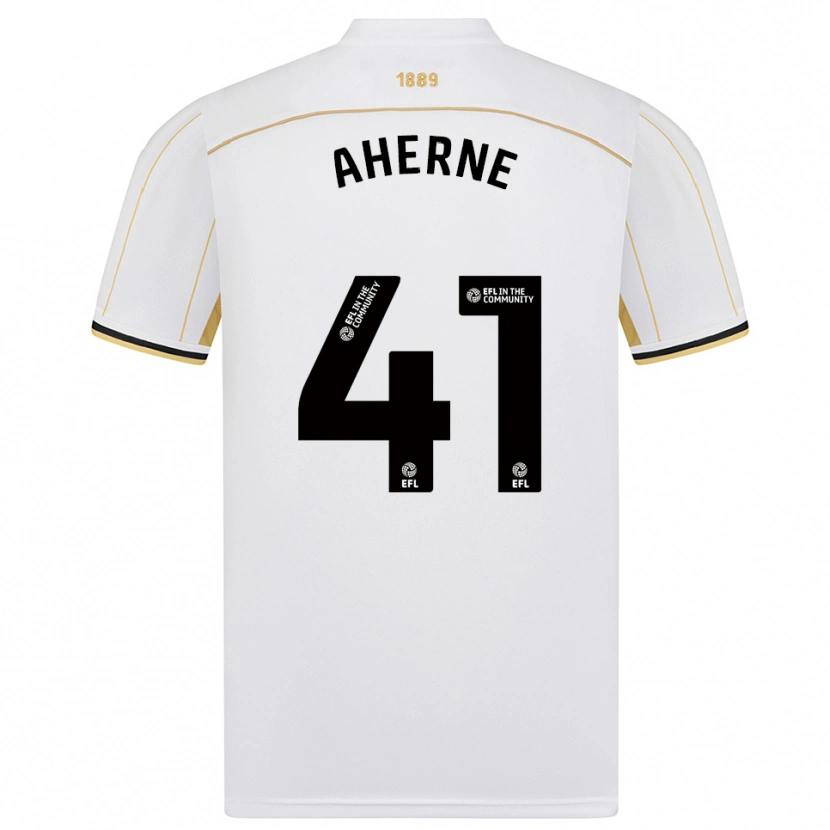 Danxen Dames Alyssa Aherne #41 Wit Goud Uitshirt Uittenue 2025/26 T-Shirt