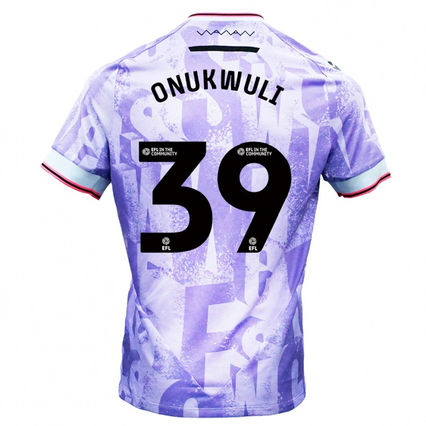 Danxen Dames Favour Onukwuli #39 Lila Wit Uitshirt Uittenue 2025/26 T-Shirt