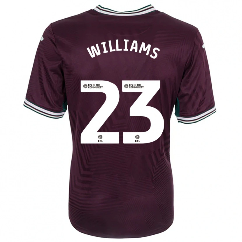 Danxen Dames Jessica Williams #23 Roest Rood Wit Uitshirt Uittenue 2025/26 T-Shirt