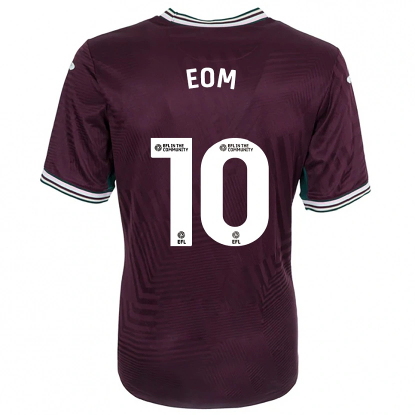 Danxen Dames Ji-Sung Eom #10 Roest Rood Wit Uitshirt Uittenue 2025/26 T-Shirt