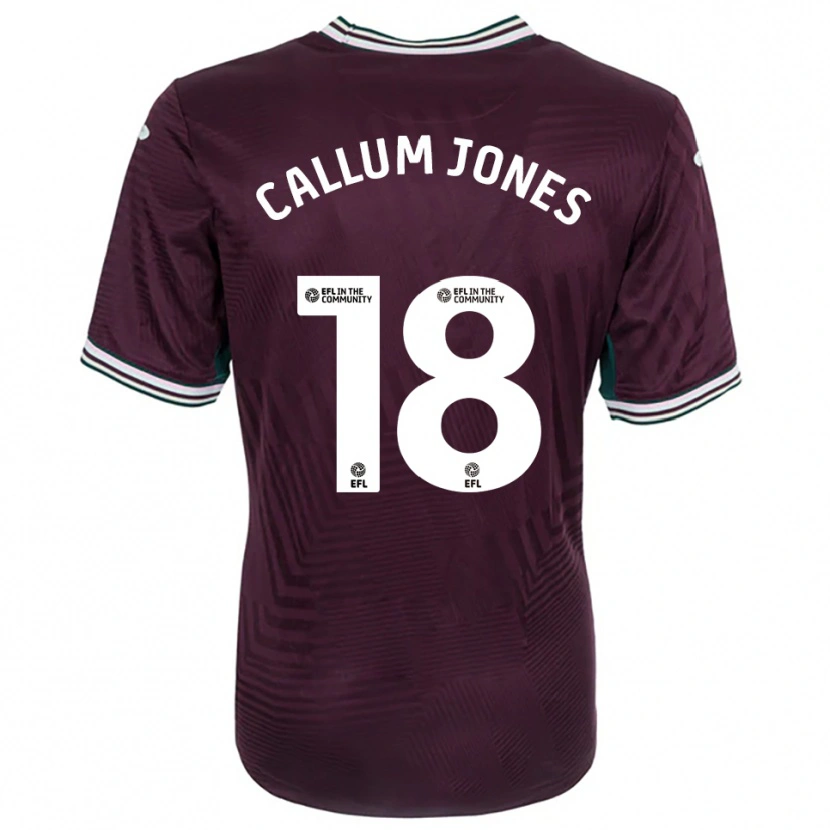 Danxen Dames Callum Jones #18 Roest Rood Wit Uitshirt Uittenue 2025/26 T-Shirt