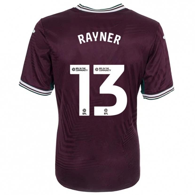 Danxen Dames Opal Rayner #13 Roest Rood Wit Uitshirt Uittenue 2025/26 T-Shirt