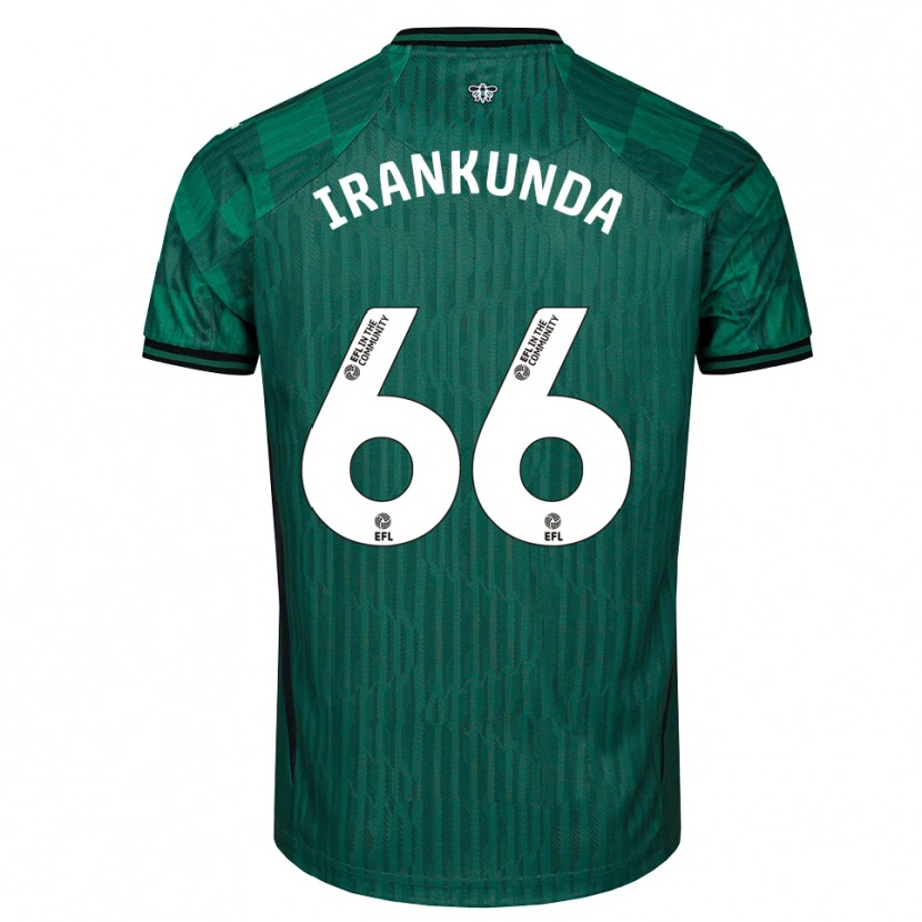 Danxen Dames Nestory Irankunda #66 Groen Zwart Uitshirt Uittenue 2025/26 T-Shirt