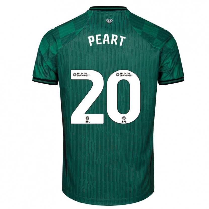 Danxen Dames Kalani Peart #20 Groen Zwart Uitshirt Uittenue 2025/26 T-Shirt