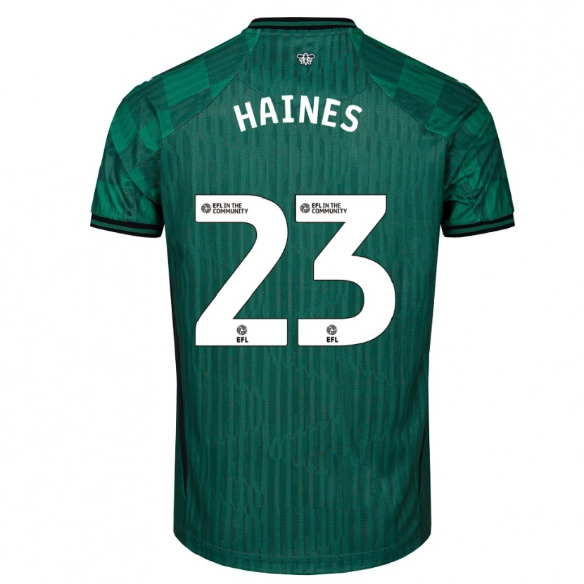 Danxen Dames Coral-Jade Haines #23 Groen Zwart Uitshirt Uittenue 2025/26 T-Shirt