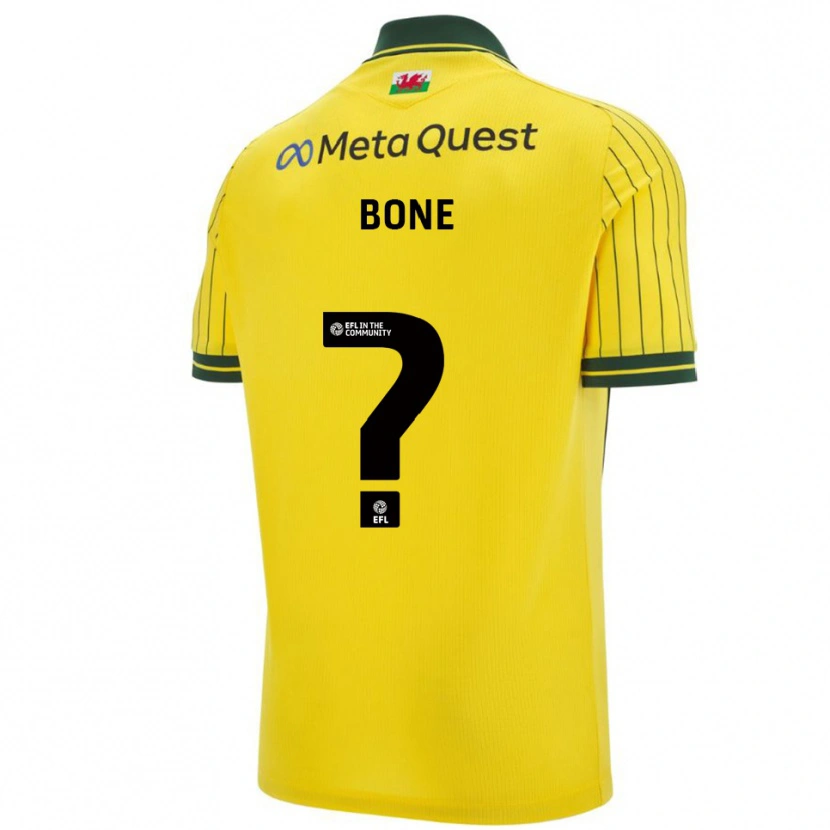 Danxen Dames Kai Bone #0 Geel Groen Uitshirt Uittenue 2025/26 T-Shirt