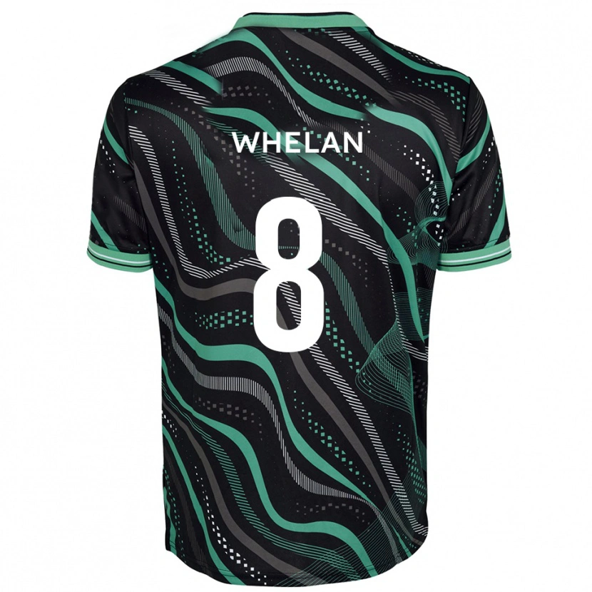 Danxen Dames Callum Whelan #8 Zwart Groen Uitshirt Uittenue 2025/26 T-Shirt