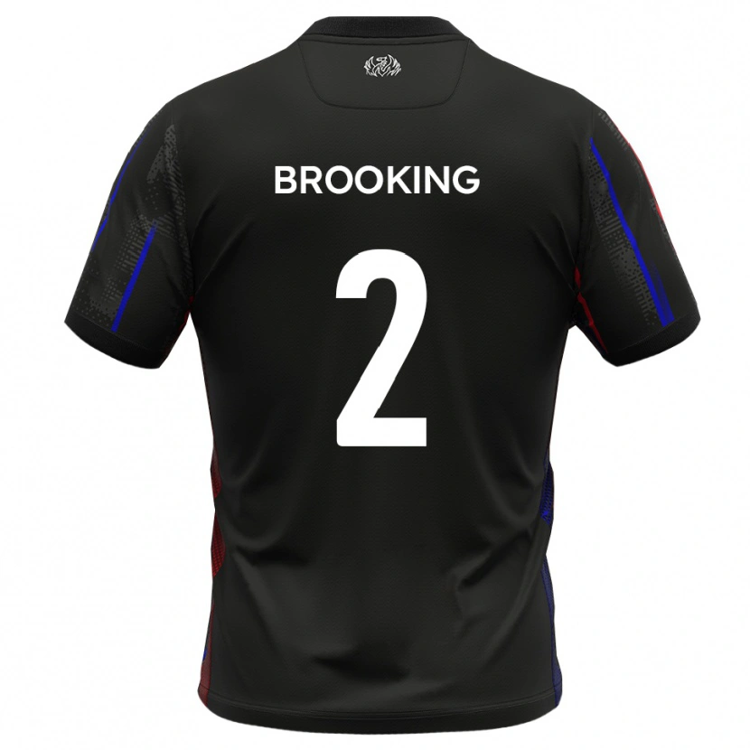 Danxen Dames Josh Brooking #2 Zwart Rood Uitshirt Uittenue 2025/26 T-Shirt