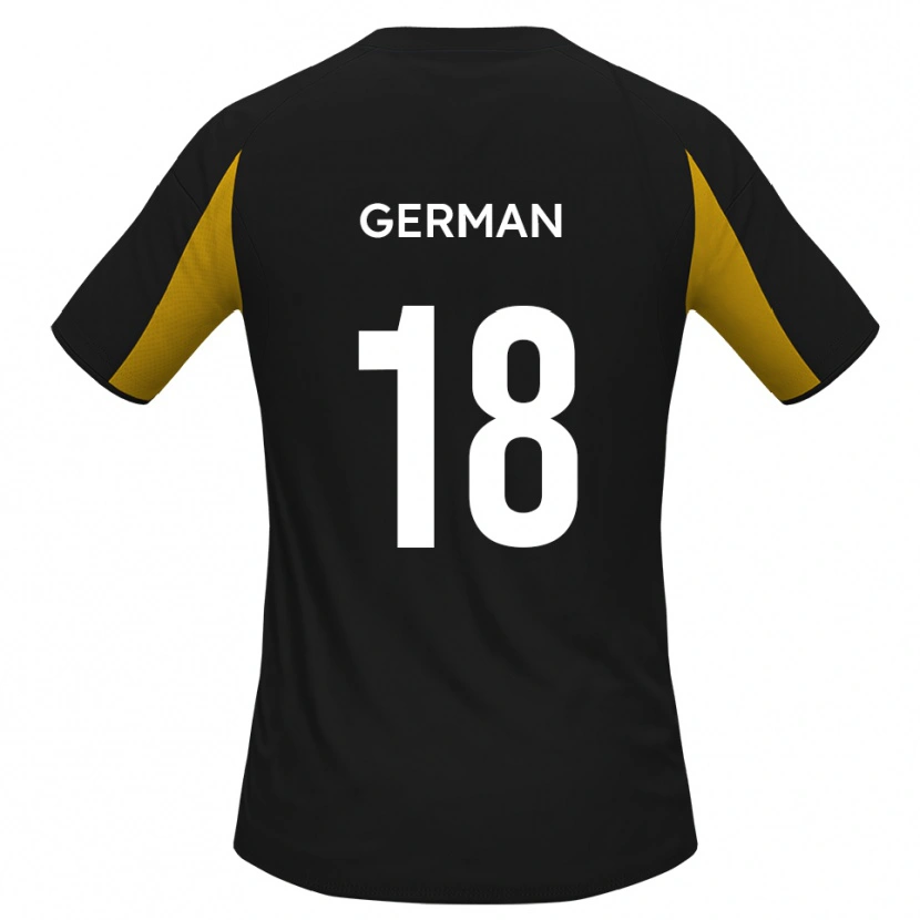 Danxen Dames Owen German #18 Zwart Geel Uitshirt Uittenue 2025/26 T-Shirt