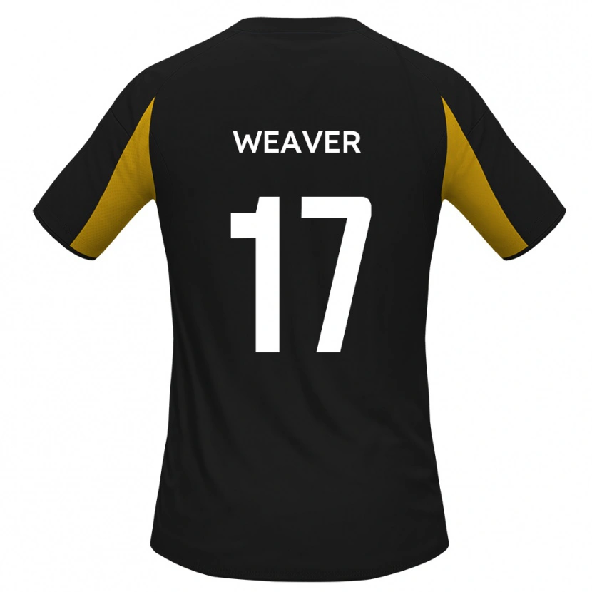Danxen Dames Lucas Weaver #17 Zwart Geel Uitshirt Uittenue 2025/26 T-Shirt