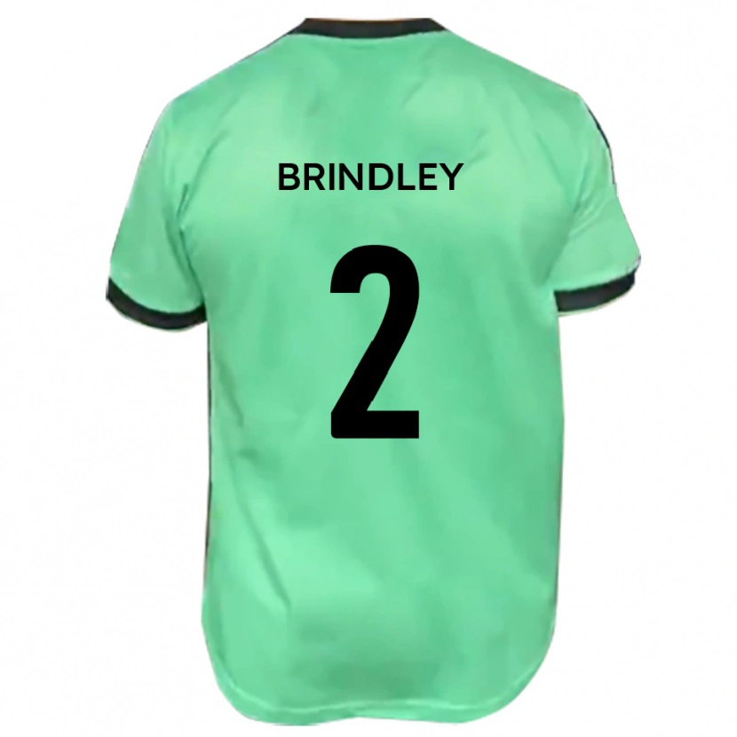 Danxen Dames Richard Brindley #2 Turkoois Zwart Uitshirt Uittenue 2025/26 T-Shirt
