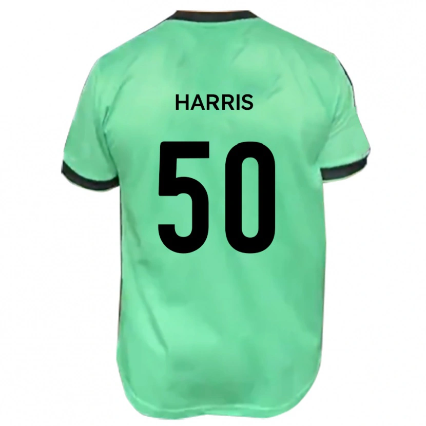 Danxen Dames Archie Harris #50 Turkoois Zwart Uitshirt Uittenue 2025/26 T-Shirt